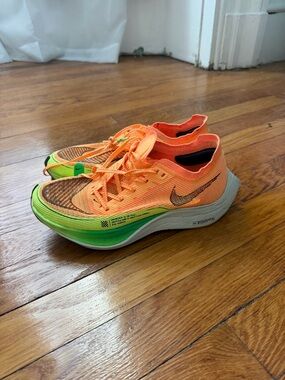 Nike Women’s Orange Zoom X Vaporfly Next%2 Running Shoes